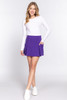 Stretch Cargo Mini Skirt With Underpants-43008