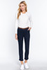 Cotton-span Twill Belted Long Pants          -43002