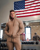 Men's Custom Training Wear Top Pant Polyester Jogging Wear Training Sweatsuit