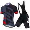 Men's Great Short Sleeves Cycling Jersey Full Zip Short Suit Set with 5D Padded