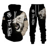 New Men's Sportswear Tracksuit The Lion King 3D Printed Men's Hooded Sweater Set