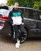 Men's Jogger Outfit Casual Solid Long Sleeve Sportswear Hooded Two Piece Sets
