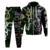 New Design Lion King 3D Printing Men's Hooded Sweater Set Sports Wear Tracksuits