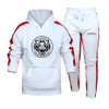 Tracksuit Men 2 Piece Set Sweatshirt + Sweatpants Sportswear Hoodies Casual Suit