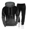 New Splash-ink Printing Hooded Suit Men's Casual Sports Hoodie