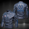 Soccer American Team Motorcycle Jacket Baseball Zip For Men's Stylish Jacket