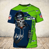 NFL Custom Sublimation T Shirts for Men's Free Casual Dobby Offer Short Sleeve