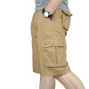 Essential Item Men's Workwear Shorts with Mulity Pockets Knee-length Cargo Pants