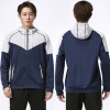 Men's Zipper Hoodies Sportswear Casual Solid Sweatshirt Winter Tracksuits Jacket