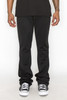 Solid Flare Stacked Track Pants-43167