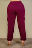 Plus Size Side Pocket Drawstring Waist Sweatpants-43295