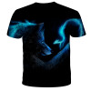 Customized Logo Reflective Men's Short Tracksuit Summer 3D Sublimation T-Shirt
