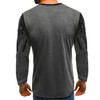 New Men's T-Shirt Casual Long-Sleeved Cotton T-Shirt Bodybuilding Gradient Color
