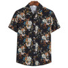 Men's Shirts Short Sleeve Casual Hawaiian Summer Geometric Size M-5XL Shirts