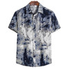 Men's Shirts Short Sleeve Casual Hawaiian Summer Geometric Size M-5XL Shirts