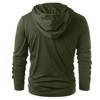 Men's T-Shirts Casual Long Sleeve Tunic Clothing Solid Hooded Daily Vintage