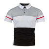 Men's Polo Shirt New Short Sleeve Polo Shirt Contrast Color Streetwear Casual