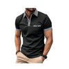 New Men's Casual Short-Sleeved Polo Shirt Fashion Lapel T-Shirt Breathable Polo