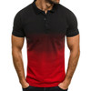 Golf Polo Men's Shirt Short Sleeve Polo Shirt Contrast Streetwear Casual Fashion