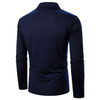 New Men's Polo Shirt Leisure Long Sleeve Large Batch V Neck Fake-Two-piece Top