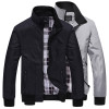 Men's Casual Jacket Outdoor Sportswear Windbreaker Jacket Bomber Stand Collar