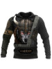 Fashion Trend New Men's Armor Viking Mythology Series Cool Printing 3D Sweater
