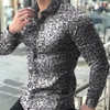 Fall Fashion Men's Casual Printed Shirts Long-sleeve Plus Size Shirt Men's Wear