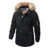 Men's Plus Size Jackets Overcoat Thicken Cotton-Padded Jacket Parka Outwear