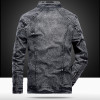 Denim Men Jackets New Style Coats Zipper Material High Quality Casual Classic