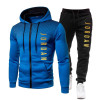 Custom Men's Tracksuits Zip Up Thin Fleece Jacket Hoodies and Sweat Pants Set