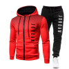 Custom Men's Tracksuits Zip Up Thin Fleece Jacket Hoodies and Sweat Pants Set