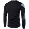 Men's Fashion Sweatshirts Brand Clothing Pullover O Neck Long Sleeve Patchwork