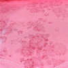 Embroid Cotton Multi Layers Ruffles Lace Princess Pink Red Wedding Bedding Set