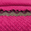 American Style 3D Printed Embroid Wedding Velvet 4PCS Quilted Comforter Cover