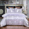 Three-Piece Polyester Comforter Duvet Cover Jacquard Wedding Luxury Bedding Sets