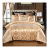 Three-Piece Polyester Comforter Duvet Cover Jacquard Wedding Luxury Bedding Sets