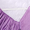 American Style Quilted Embroid Lace Nature Pink Red Purple Bedding Sets