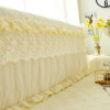 American style Organic Cotton White Lace Princess Bed Spreads
