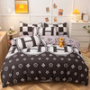 High-Quality Geometric Printed Sheets 4PCS Bedding Polyester Cotton Material