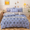 High-Quality Geometric Printed Sheets 4PCS Bedding Polyester Cotton Material