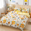 Flower Design Polyester Print Duvet Cover Set Bedding Comforter Cover Set