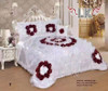 Polyester Patchwork Quilt Bedsheet Bedding Set King and Queen Size Bedspread