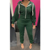 Women's Clothing Custom Logo Sweatpants 2-Piece Tracksuit Joggers Suits Set