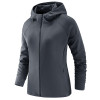 Polyester Spandex Women's Jackets Fashionable Full Zip Up Hooded Sportswear