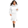 Women's Fashion Loose Casual Sport Hoodies and Plus Size Clothing 2-Piece Sets