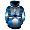 American Football Team Trademark Cowboys Casual Streetwear Fleece Men's Hoodie