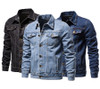 Custom High Quality Men's Cotton Jeans Jacket Custom Denim Jacket