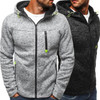 Men's Hoodies Sweatshirts Jacquard Hoodie Fleece Zipper For Hoody Man Sweatshirt