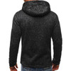 Men's Hoodies Sweatshirts Jacquard Hoodie Fleece Zipper For Hoody Man Sweatshirt