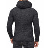 Men's Knitted Sweater Fashion Slim Fit Cardigan Causal Sweaters Solid Zipper